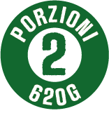 2 porzioni - 620g