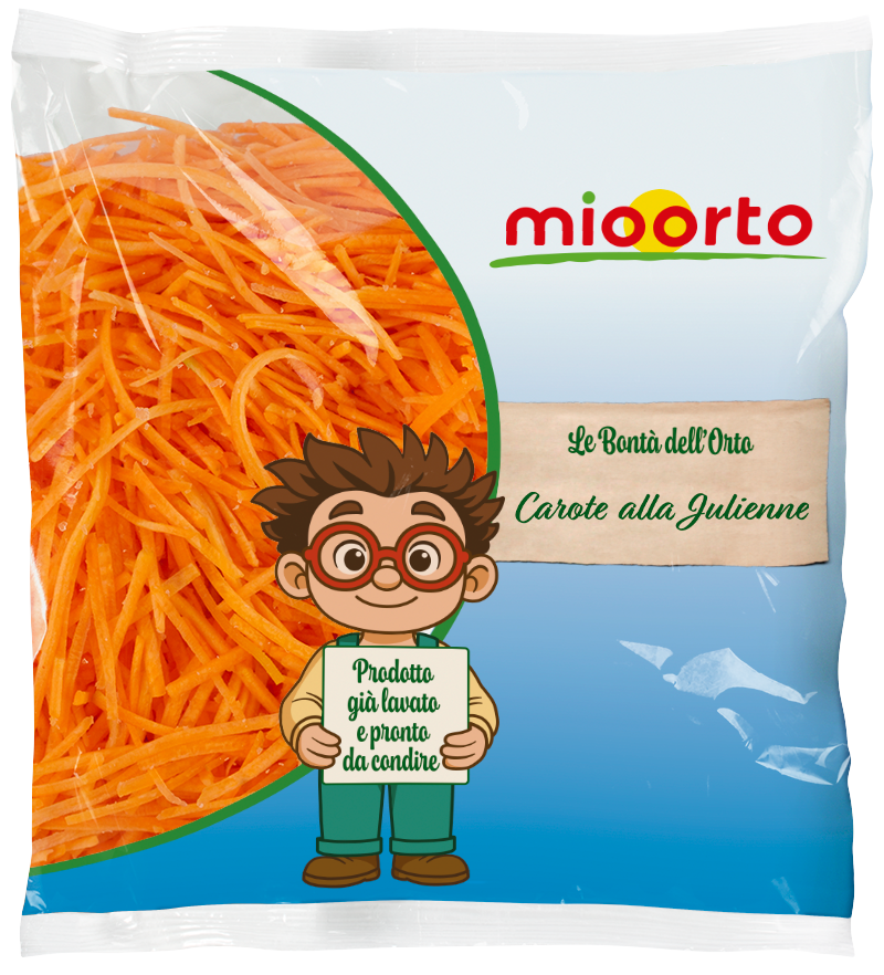 pack di carote alla julienne