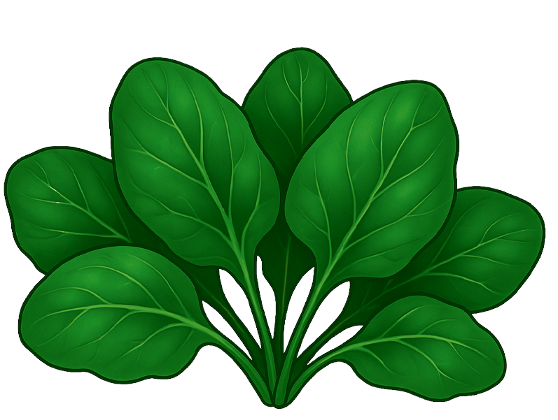 illustrazione spinaci