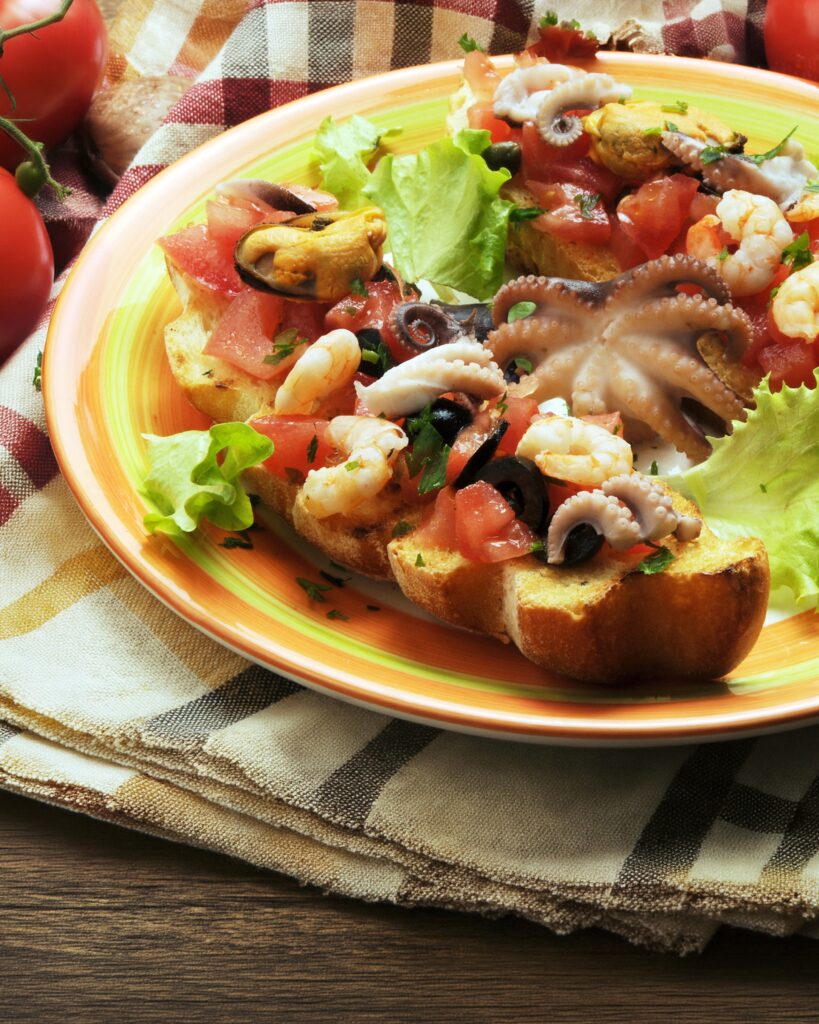 Bruschette di mare