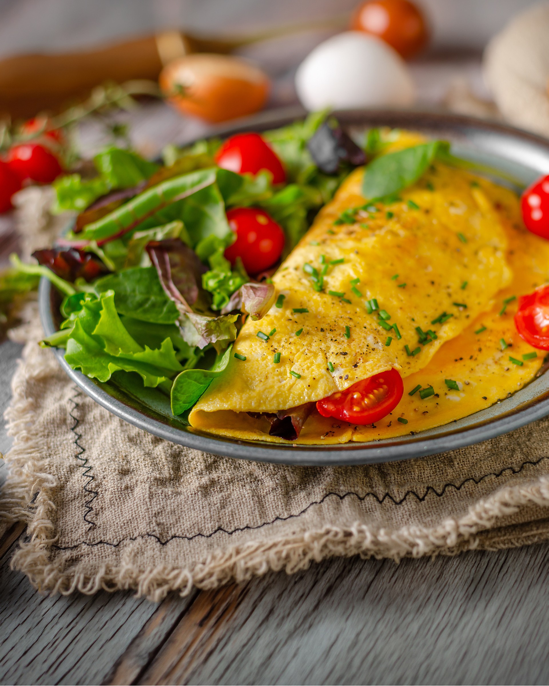 Omelette con verdure