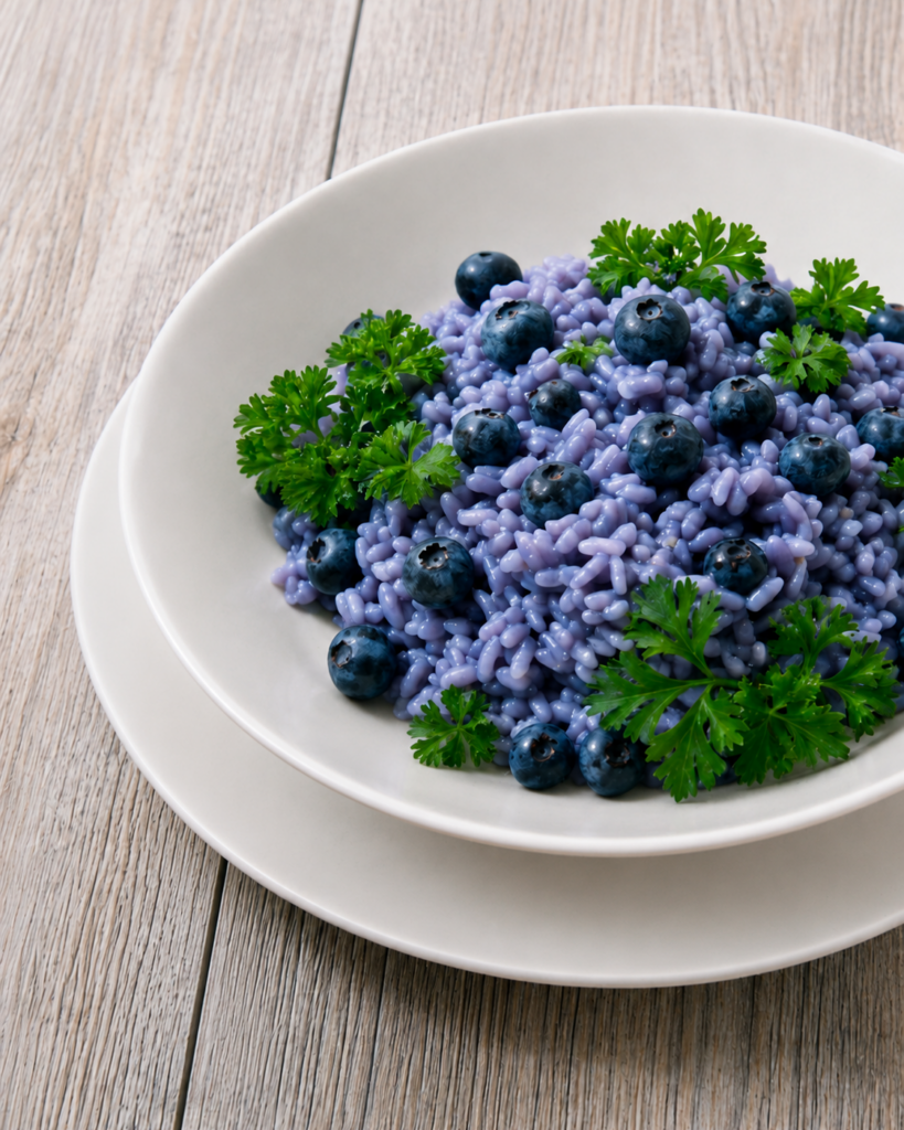 Risotto ai mirtilli